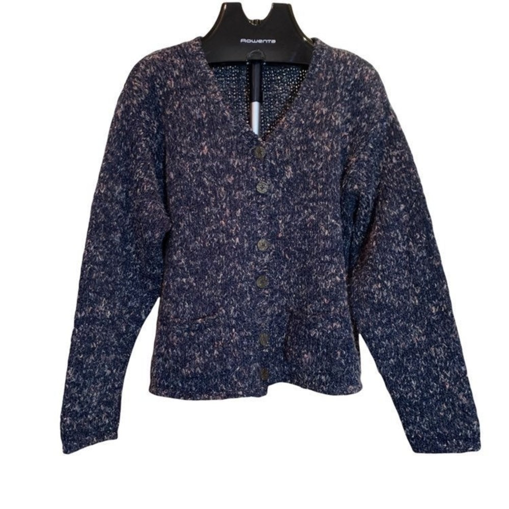 Sundance Catalog Co. Oversized Knit, Button front Cardigan vintage; Sz. 2 /small